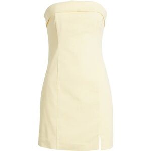 31.) BP Strapless Yellow Mini Dress